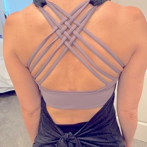 Lululemon Open Back Tank Top with Built in Bra